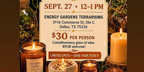 Fall Candle Making Class