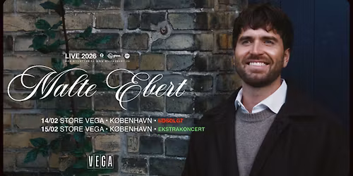 Malte Ebert - VEGA - Ekstrakoncert