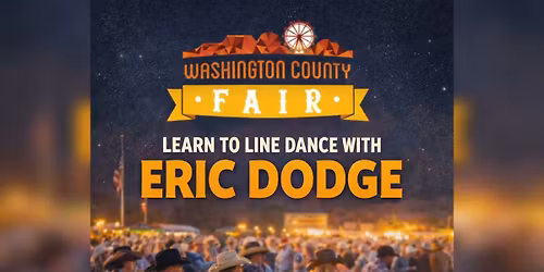 Line Dancing with Eric Dodge at the Washington County Fair Utah