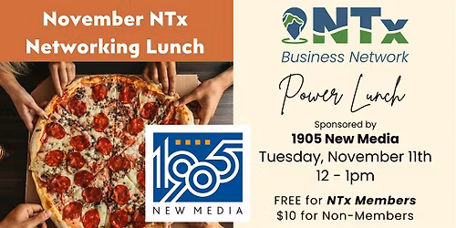 NOVEMBER- NTx NETWORKING LUNCH
