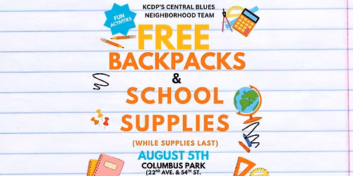 FREE BACKPACKS AND SCHOOL SUPPLIES