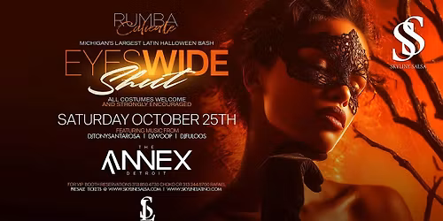 Michigan Biggest Latin Halloween Fiesta At Annex Tickets at the door