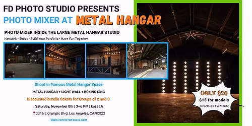 Photo Mixer Event at Metal Hangar in Los Angeles