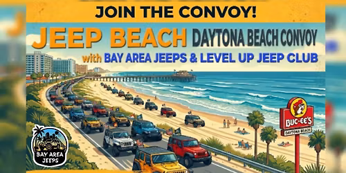 Convoy to Daytona Beach Jeep Beach! \ud83d\ude99\ud83d\udca8