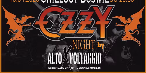 AltoVoltaggio@Ozzy Night, Chillout Boswil