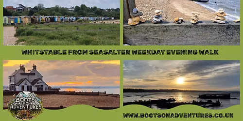 Whitstable from Seasalter Weekday Evening Walk