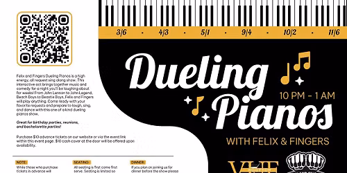 Felix and Fingers | Dueling Pianos