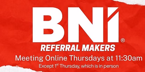 Open Meeting: Business Referral Networking 