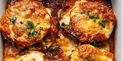Eggplant Parmesan and Marinara Sauce