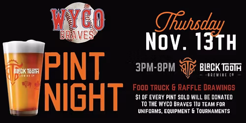 Pint Night- WYCO Braves