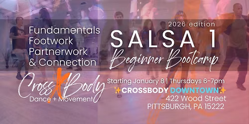 Salsa 1 Intro\/Beginner Bootcamp with Vincent & Rachel