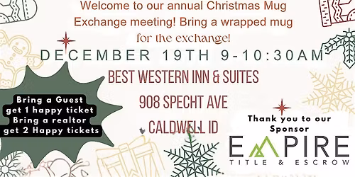 Womens Council of Realtors Canyon County Christmas Mug Exchange