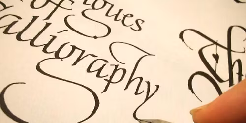 One Day Calligraphy Workshop with Neil Ingham \u00a355- per person