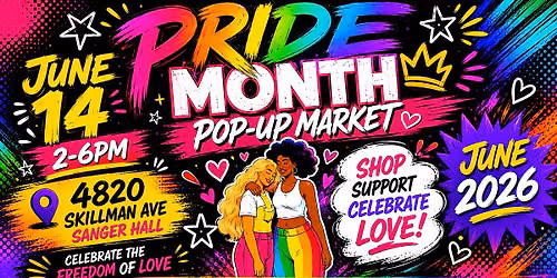 Pride Month \/ Pop-up Market \/ June 14 \/ 2-6pm