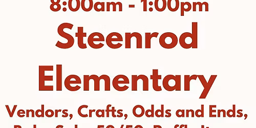 Steenrod craft and rummage sale