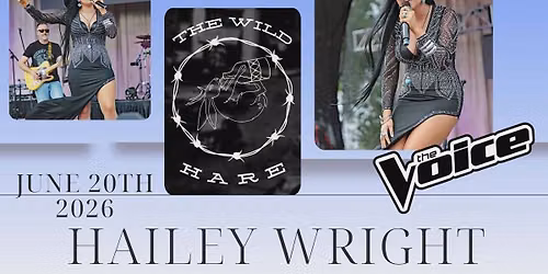 Hailey Wright ( Full Band) @ The Wild Hare