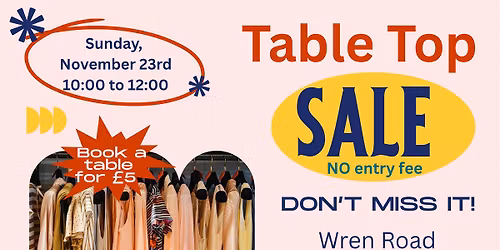 Table Top Sale