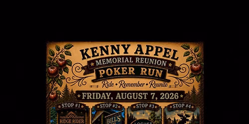 Kenny Appel Memorial Poker Run