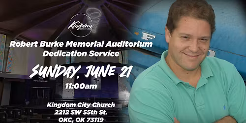 Robert Burke Memorial Auditorium Dedication Service