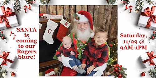 Santa at Minnesota Equipment in Rogers!