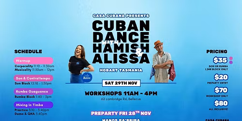 Cuban Dance with Hamish & Alissa