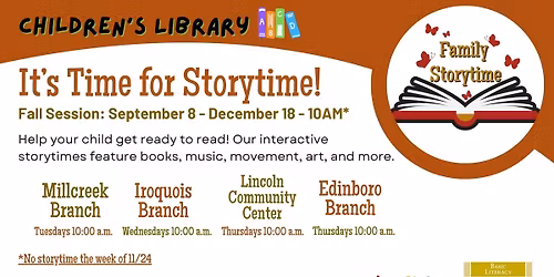 Millcreek Family Storytime