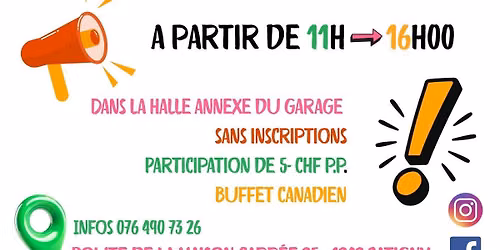 Garage Bigler Rock BUFFET CANADIEN Rock'n'Roll & SWING