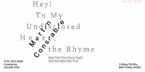 Hey! To My Undisclosed Heart, the Rhyme | N\u00e0y Tr\u00e1i Tim Ch\u01b0a Ng\u1ecf! Xin G\u1eedi M\u1ed9t V\u1ea7n Th\u01a1 - \u0110\u00eam Khai M\u1ea1c