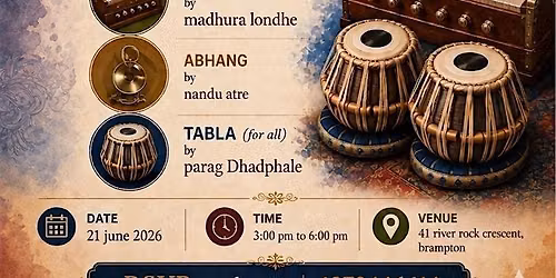 Evening of hindustani classical music, khayal and abhang