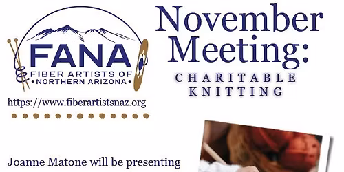November 8th meeting-Charitable Knitting