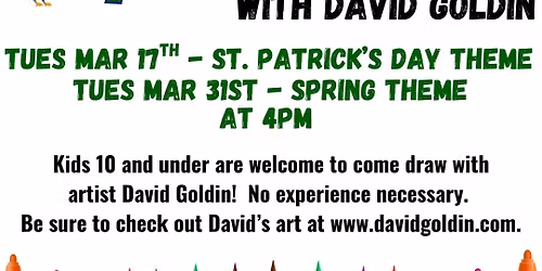 Artventures for Kids 10 & Under with David Goldin