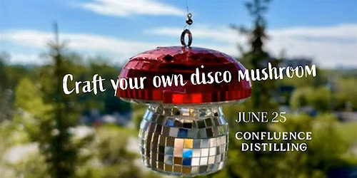 DISCO MUSHROOMS  - a discofying ornament craft workshop