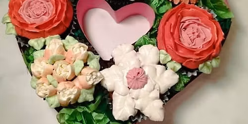 Curso de cupcakes florales de La Pastelera Rosa