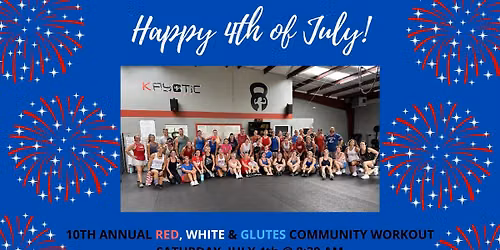 10th ANNUAL RED, WHITE & GLUTES EVENT