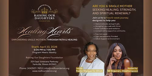 Healing Heart Program for Single Mothers (Free 6-Week Series)
