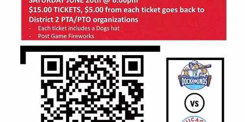 Chicago Dogs Fundraiser for Bensenville School District 2 (both PTA\u2019s and PTO)