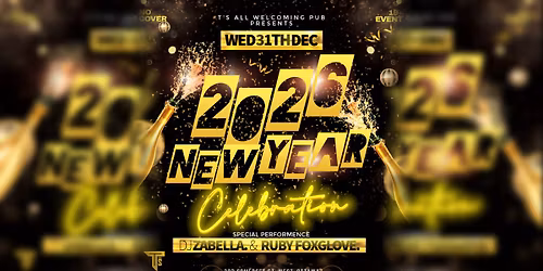 T's Pub - New Year Eve 2026 Party
