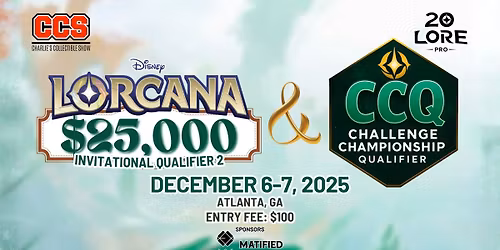 CCS Lorcana $25,000 Weekend - Invitational Qualifier 2
