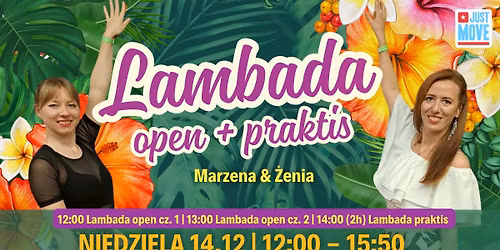 Lambada Open + Praktis z Marzen\u0105 i \u017beni\u0105 - 14.12
