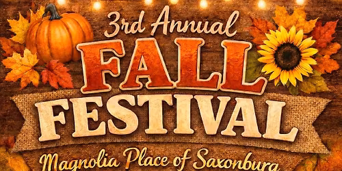 3rd Annual Fall Festival at Magnolia Place of Saxonburg