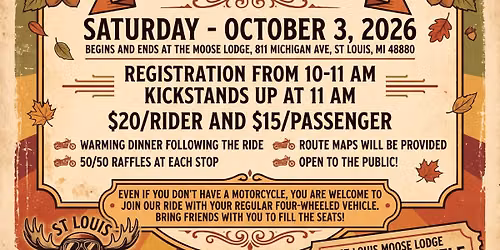 Color Tour Ride and Scavenger Hunt