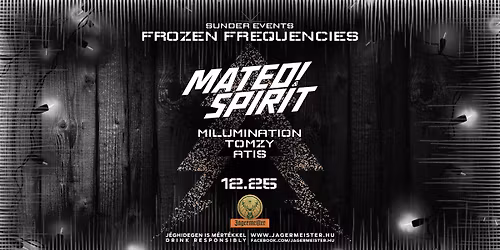 \u25b7 SUNDER EVENTS \u25c1 | FROZEN FREQUENCIES | MATEO & SPIRIT |