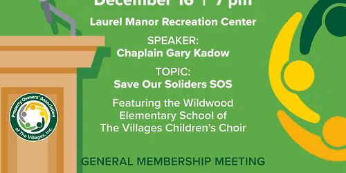 POA General Membership Meeting