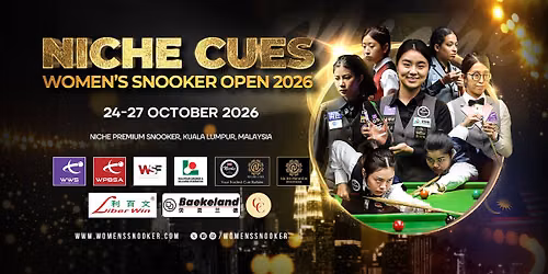 Niche Cues Women's Snooker Open 2026