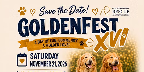 Come see Packin In The Pawz at Goldenfest XVI! \ud83d\udc9b