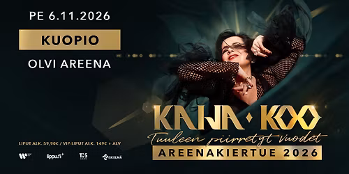 Kaija Koo - Tuuleen piirretyt vuodet -areenakiertue (Olvi Areena)