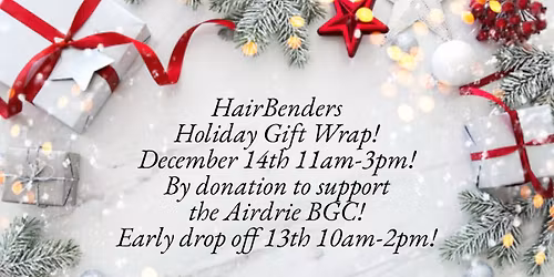 Holiday Gift Wrapping at HairBenders! \ud83c\udf84