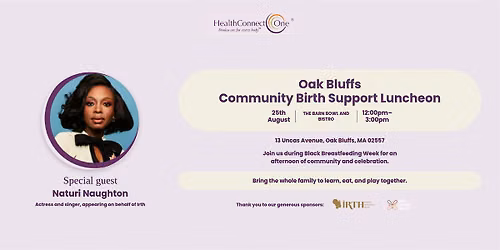 Oak Bluffs Community Birth Support Luncheon