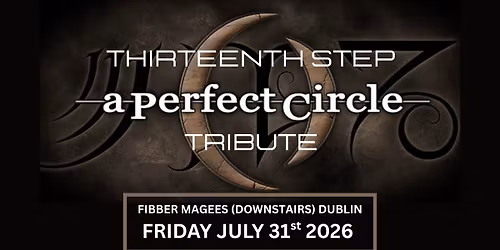 Thirteenth Step - A Perfect Circle Tribute - Fibbers (Downstairs) - Dublin