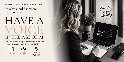 Have a Voice in the Age of AI